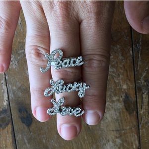 ❗️FINAL PRICE 🍀 LUCKY 🍀 Swarovski Crystals Ring